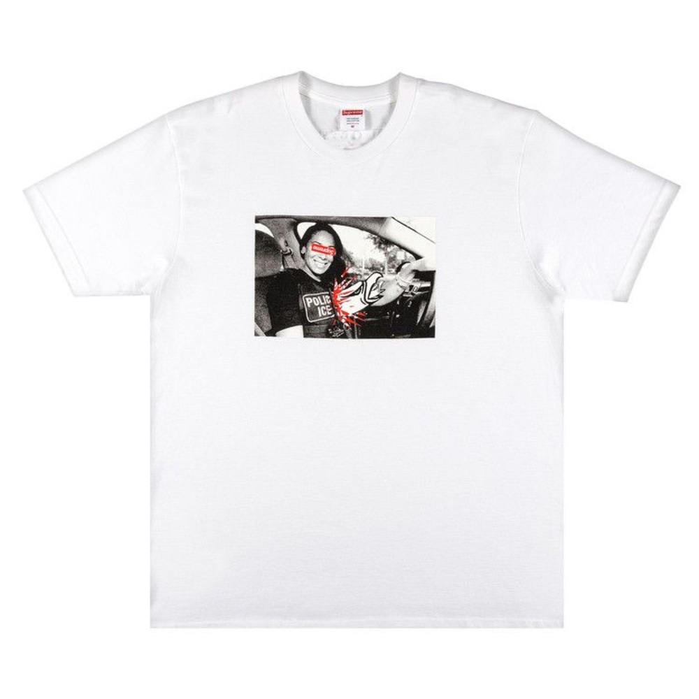 Brand New**Supreme x ANTIHERO ICE Tee in white